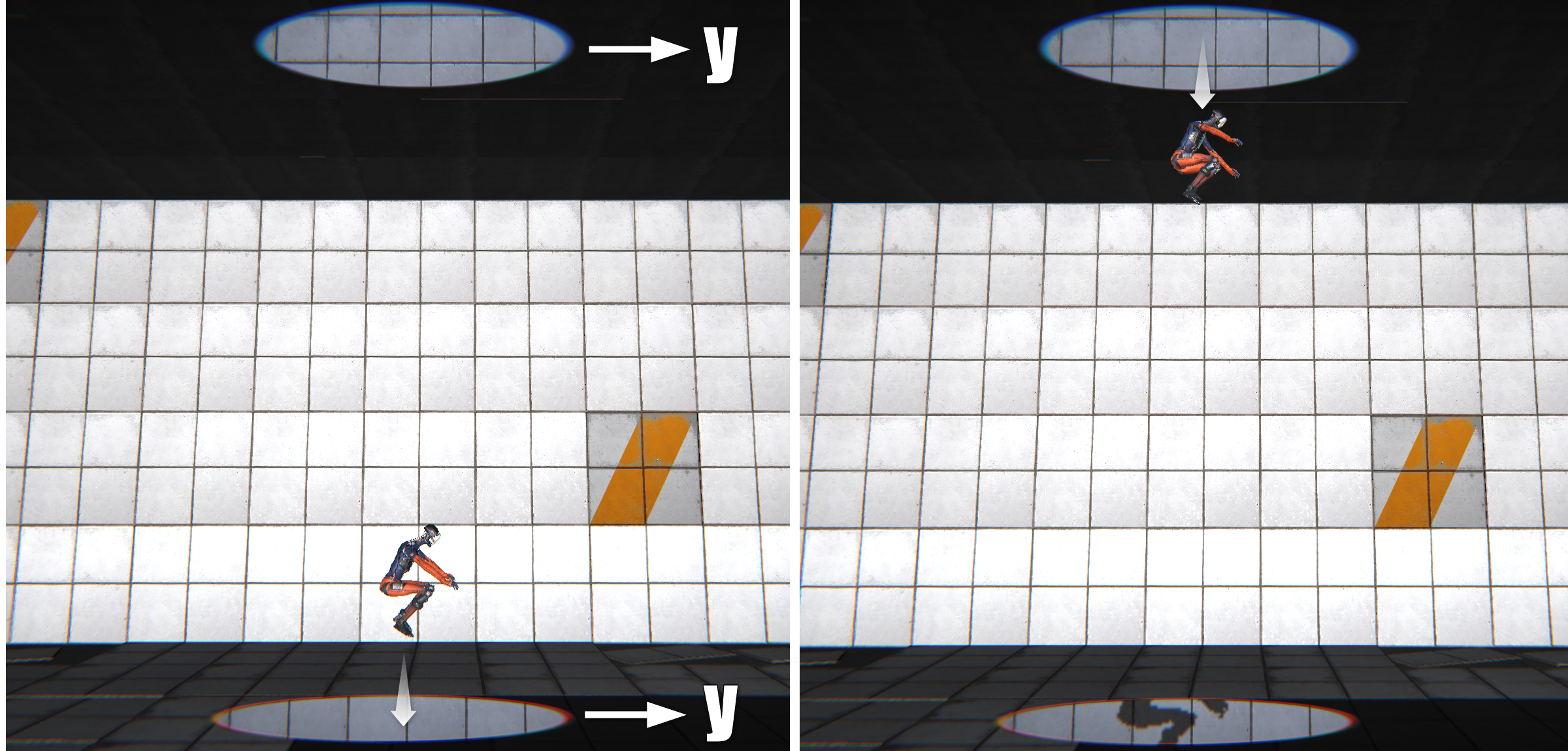 When up-vector processing is performed